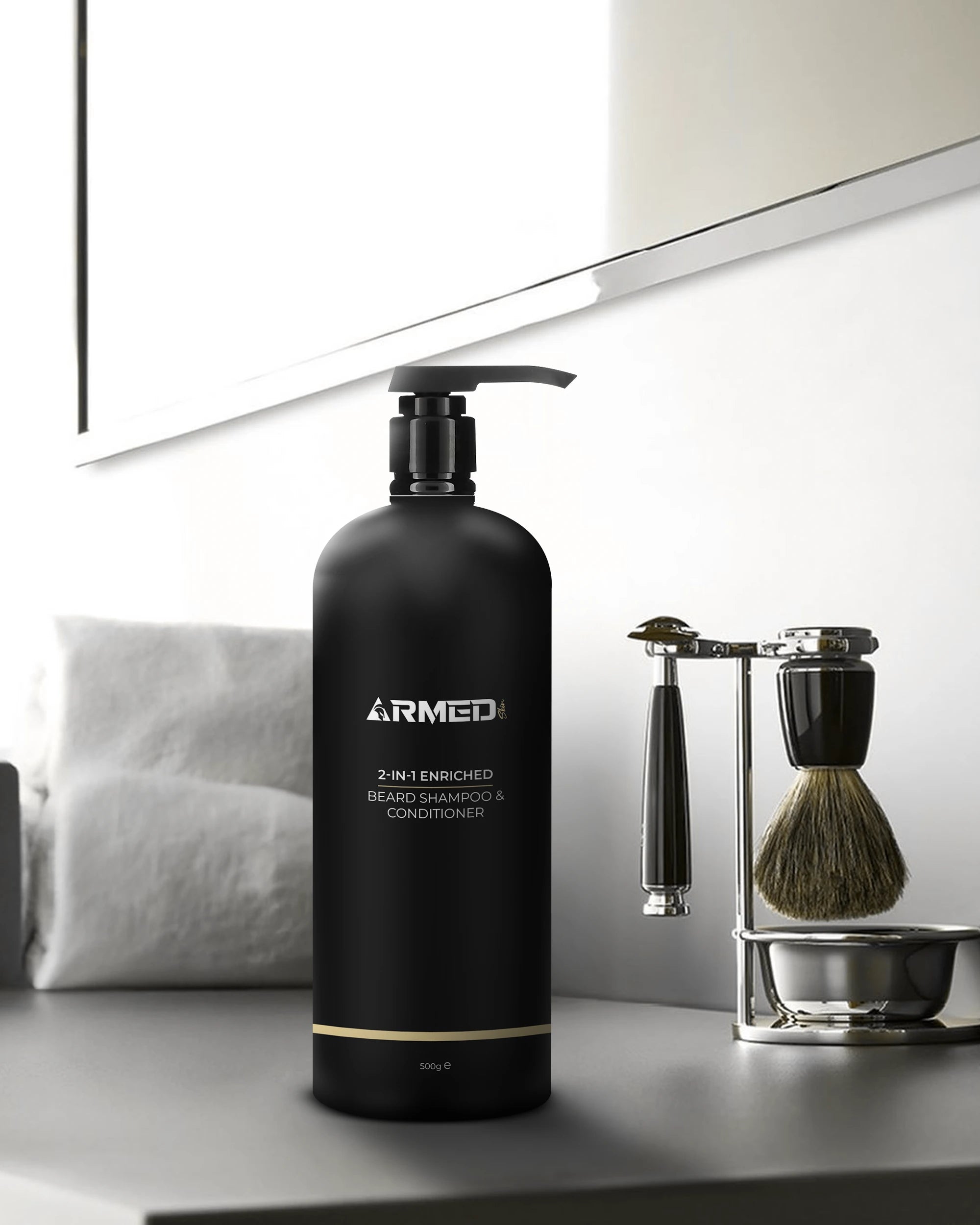 2 In 1 Beard Shampoo & Conditioner 500ml