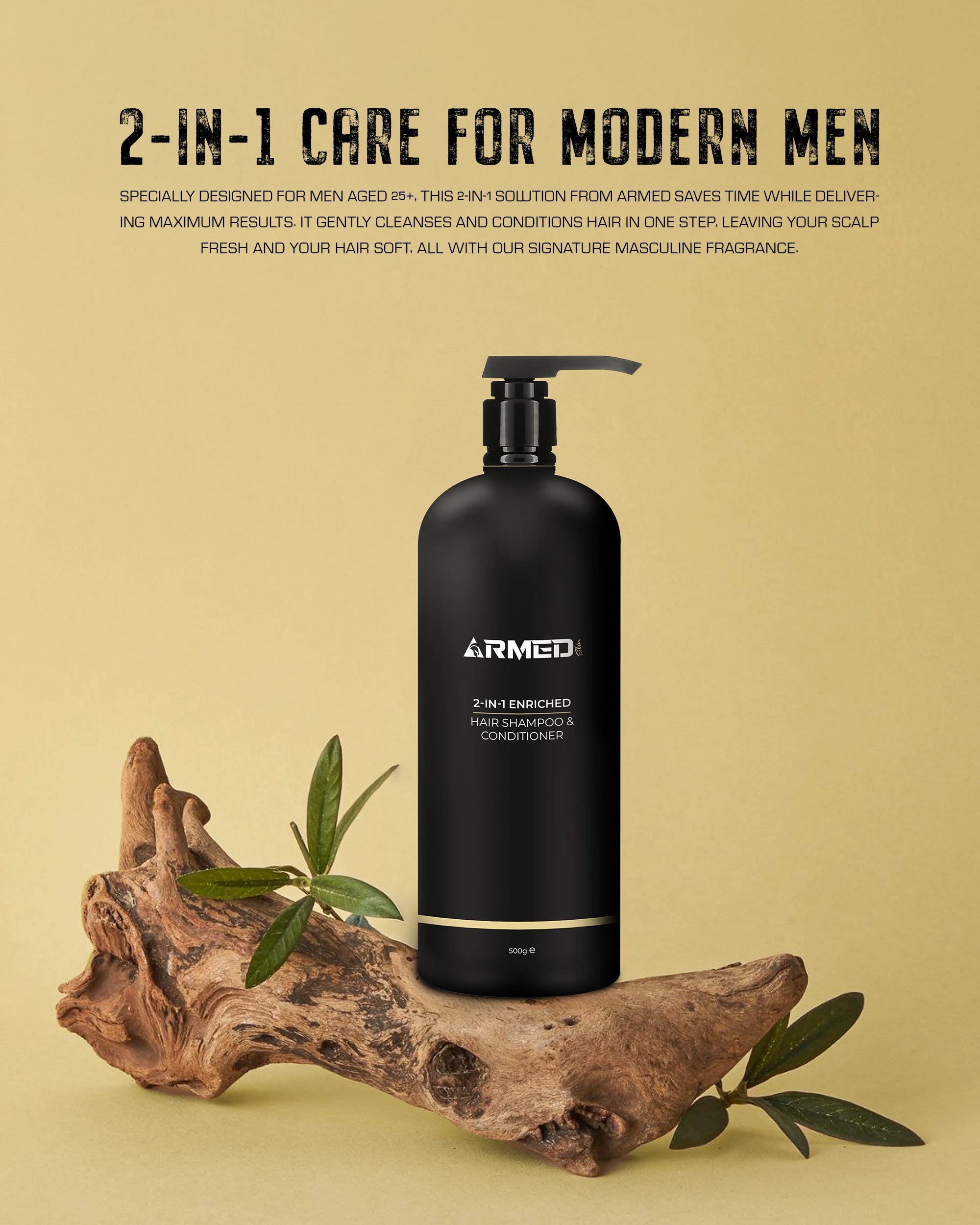 2 In 1 Hair Shampoo Conditioner  500ml