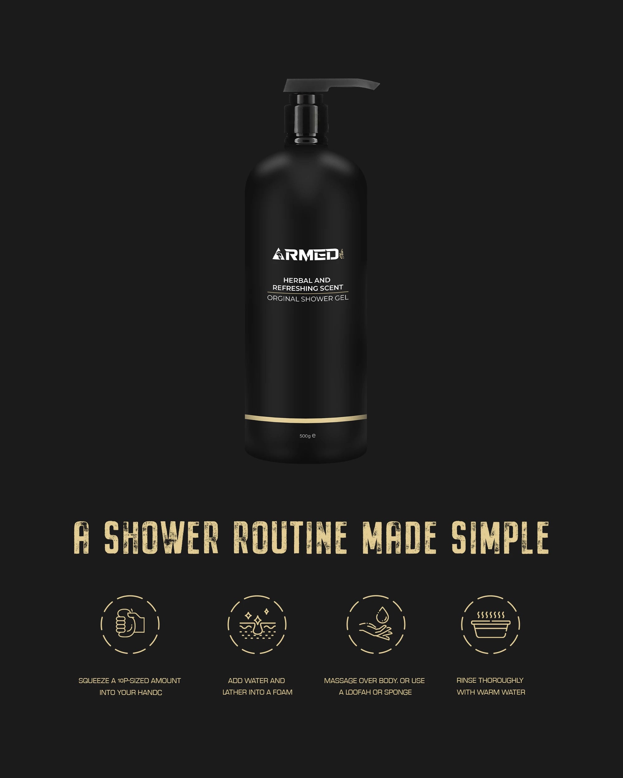 Herbal Fresh Original Shower Gel 500ml