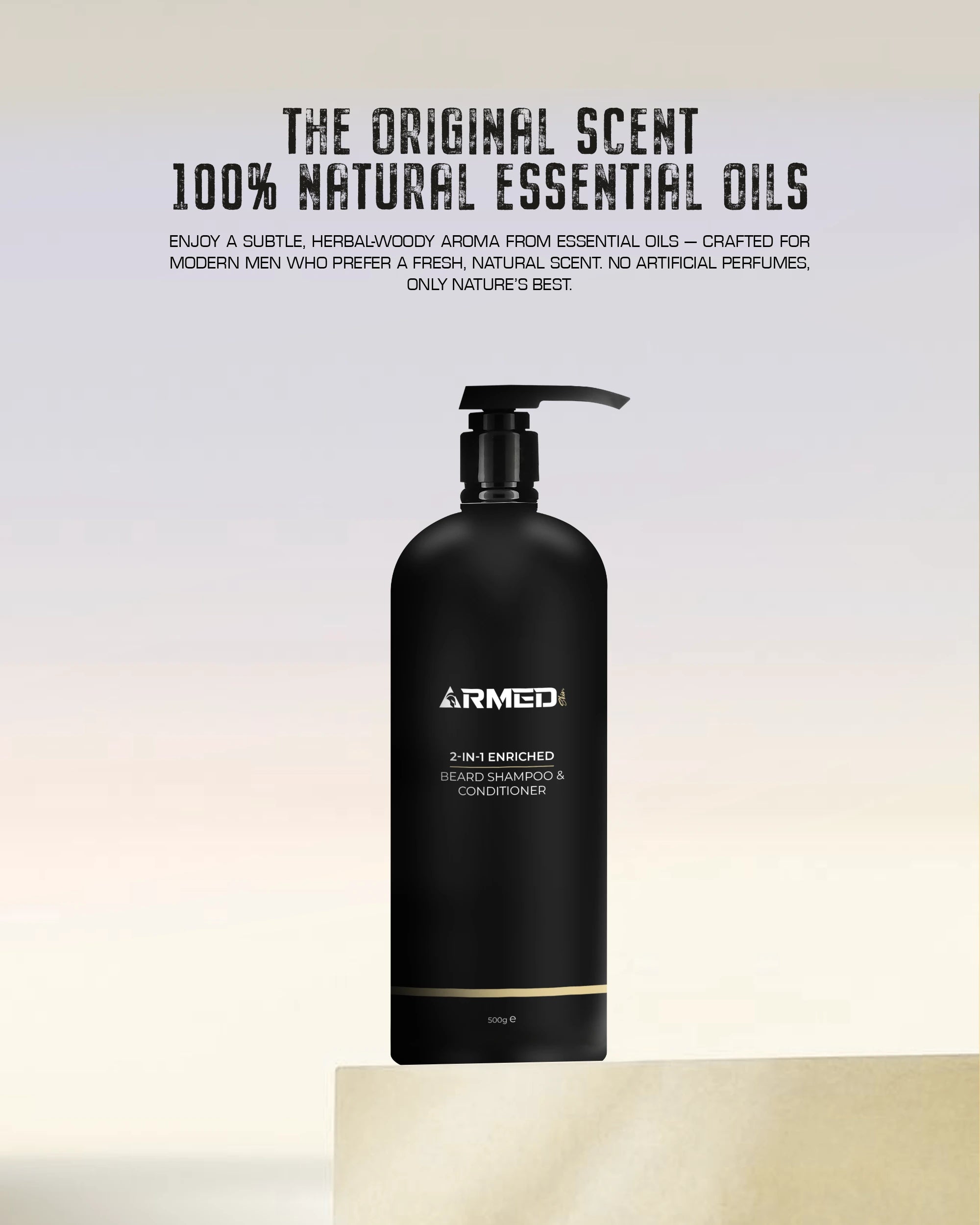 2 In 1 Beard Shampoo & Conditioner 500ml